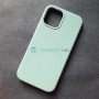 Чехол для iPhone 12 Pro Max, Silicone Case, без лого, цвет 17 - ментол