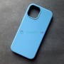 Чехол для iPhone 12 Pro Max, Silicone Case, без лого, цвет 24 - голубой