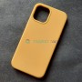 Чехол для iPhone 12 Pro Max, Silicone Case, без лого, цвет 55 - желтый