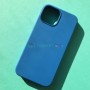 Чехол для iPhone 13 Mini, Silicone Case, цвет 42 синий