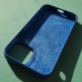 Чехол для iPhone 13 Mini, Silicone Case, цвет 42 синий