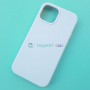 Чехол для iPhone 13 Mini, Silicone Case, цвет 9BR белый