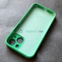 Чехол для iPhone 13 Mini, Silicone Case, цвет 58, зеленая травка