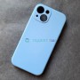 Чехол для iPhone 13 Mini, Silicone Case, цвет 24, голубой