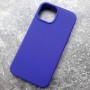 Чехол для iPhone 13 Mini Silicone Case, с логотипом, темно-фиолетовый