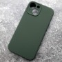 Чехол для iPhone 13 Mini Silicone Case, с логотипом,хаки