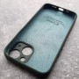 Чехол для iPhone 13 Mini Silicone Case, с логотипом,хаки