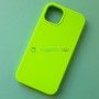 Чехол для iPhone 13, Silicone Case, цвет 60BR неоновый салатовый Чехол для iPhone 13, Silicone Case, цвет 60BR неоновый салатовый