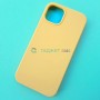 Чехол для iPhone 13, Silicone Case, цвет 4BR желтый