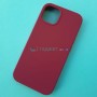 Чехол для iPhone 13, Silicone Case, цвет 36BR бордовый