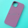 Чехол для iPhone 13, Silicone Case, цвет 62BR бледная марсала