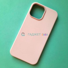 Чехол для iPhone 13 Pro Max, Silicone Case, цвет 19 бледно розовый