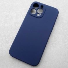 Чехол Silicone Case для iPhone 13 Pro Max, цвет темно-синий матовый (9JD)