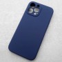 Чехол Silicone Case для iPhone 13 Pro Max, цвет темно-синий матовый (9JD)