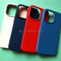 Чехол для iPhone 13 Pro, Silicone Case, цвет 33 синий
