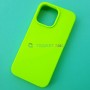 Чехол для iPhone 13 Pro, Silicone Case, цвет 60BR неоново-салатовый