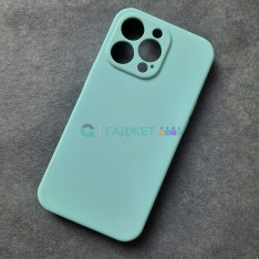 Чехол для iPhone 13 Pro, Silicone Case, цвет 17 ментол