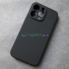 Чехол для iPhone 13 Pro, Silicone Case, цвет 18 черный