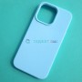 Чехол для iPhone 13 Pro, Silicone Case, цвет 17-2 светло-голубой