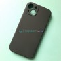 Чехол для iPhone 13, Silicone Case, цвет 22 черно-зеленый