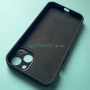 Чехол для iPhone 13, Silicone Case, цвет 22 черно-зеленый