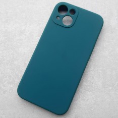 Чехол Silicone Case для iPhone 13, цвет морская волна (39JD)