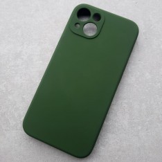 Чехол Silicone Case для iPhone 13, цвет хаки (46JD)