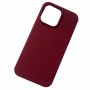Чехол Silicone Case для iPhone 14 Pro Max, цвет бордовый (52BR)