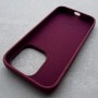 Чехол Silicone Case для iPhone 14 Pro, цвет марсала (60JD)