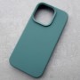 Чехол Silicone Case для iPhone 14 Pro, цвет зеленка (65JD)
