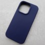 Чехол Silicone Case для iPhone 14 Pro, цвет темно-синий матовый (9JD)