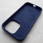 Чехол Silicone Case для iPhone 14 Pro, цвет темно-синий матовый (9JD)