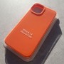Чехол Silicone Case для iPhone 14, цвет оранжевый (11JD)