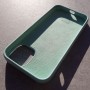 Чехол Silicone Case для iPhone 14, цвет зелено-голубой (21JD)