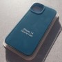 Чехол Silicone Case для iPhone 14, цвет морская волна (39JD)
