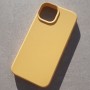 Чехол Silicone Case для iPhone 14, цвет желтый (40JD)