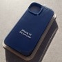 Чехол Silicone Case для iPhone 14, цвет темно-синий матовый (9JD)