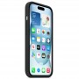 Чехол для iPhone 15 Pro Max Silicone Case, с логотипом, черный