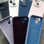 Чехол с MagSafe для iPhone 15, Silicone Case, фиолетово-черный, закрытая камера