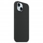 Чехол MagSafe на iPhone 15, Silicone Case, черный