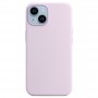 iPhone 15, чехол с MagSafe,  Silicone Case сирень