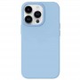 Чехол  для iPhone 15 Pro Max, MagSafe, Silicone Case,  голубой
