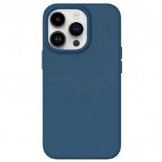 Чехол на iPhone 15 Pro Max, MagSafe, Silicone Case,  темно-синий