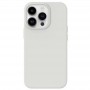 Чехол с MagSafe для iPhone 15 Pro Max, Silicone Case,  белый