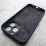 Чехол для Apple iPhone 15 Pro Max, MagSafe, Silicone Case,  черный с защитой камеры