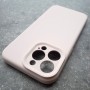 Чехол iPhone 15 Pro Max, MagSafe, Silicone Case,  розовый с защитой камеры