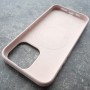 Чехол для Айфон 15 Pro Max, MagSafe, Silicone Case,  бледно-розовый