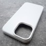 Чехол с MagSafe для iPhone 15 Pro Max, Silicone Case,  белый