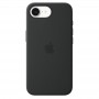 Чехол для iPhone 16e Silicone Case, с логотипом, черный