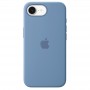 Чехол для iPhone 16e Silicone Case, с логотипом, голубой